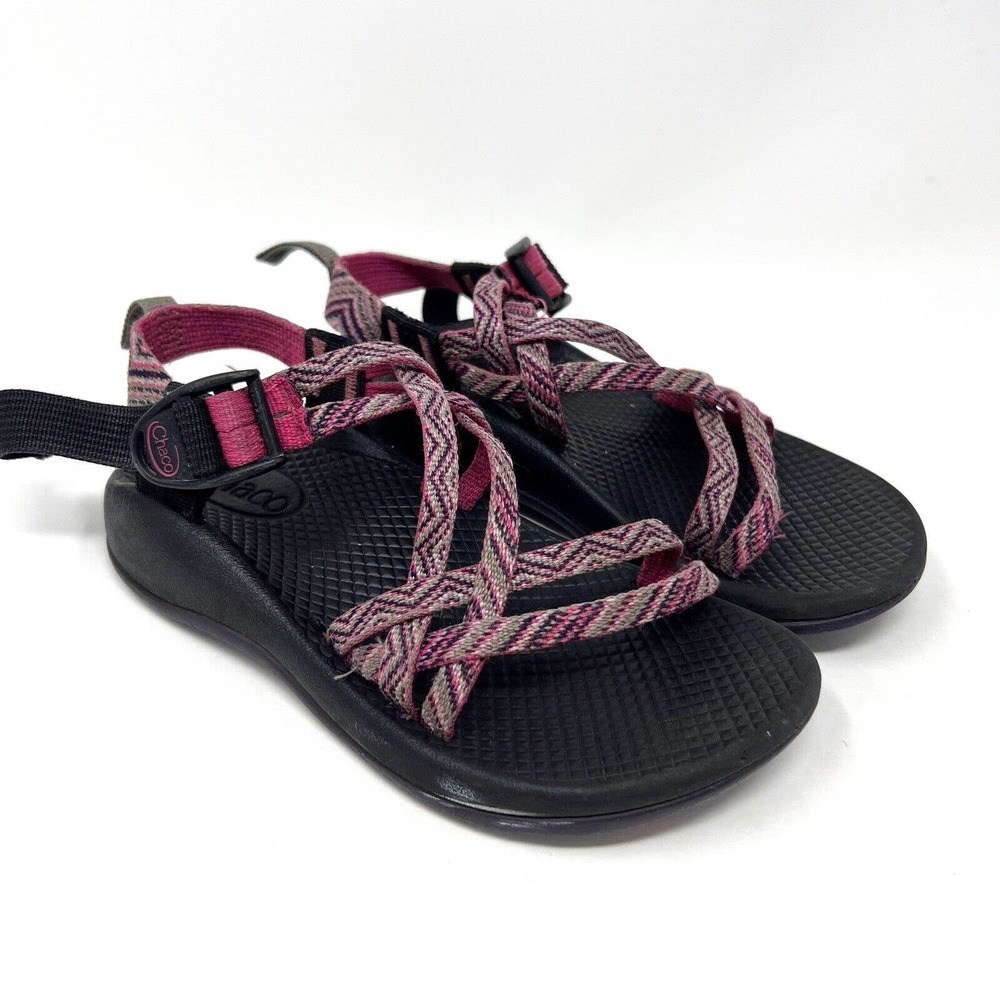 Chaco Ecotread ZX/1 Youth Hiking Shoes Pink Adjustable Sandals Girls Size 1